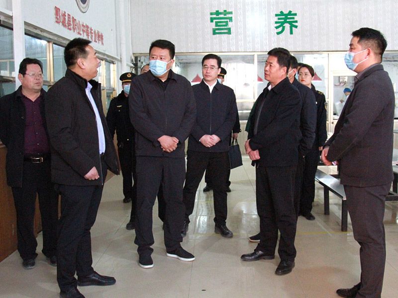 县长邓兆朋到mksport开展食品安全实地调研活动